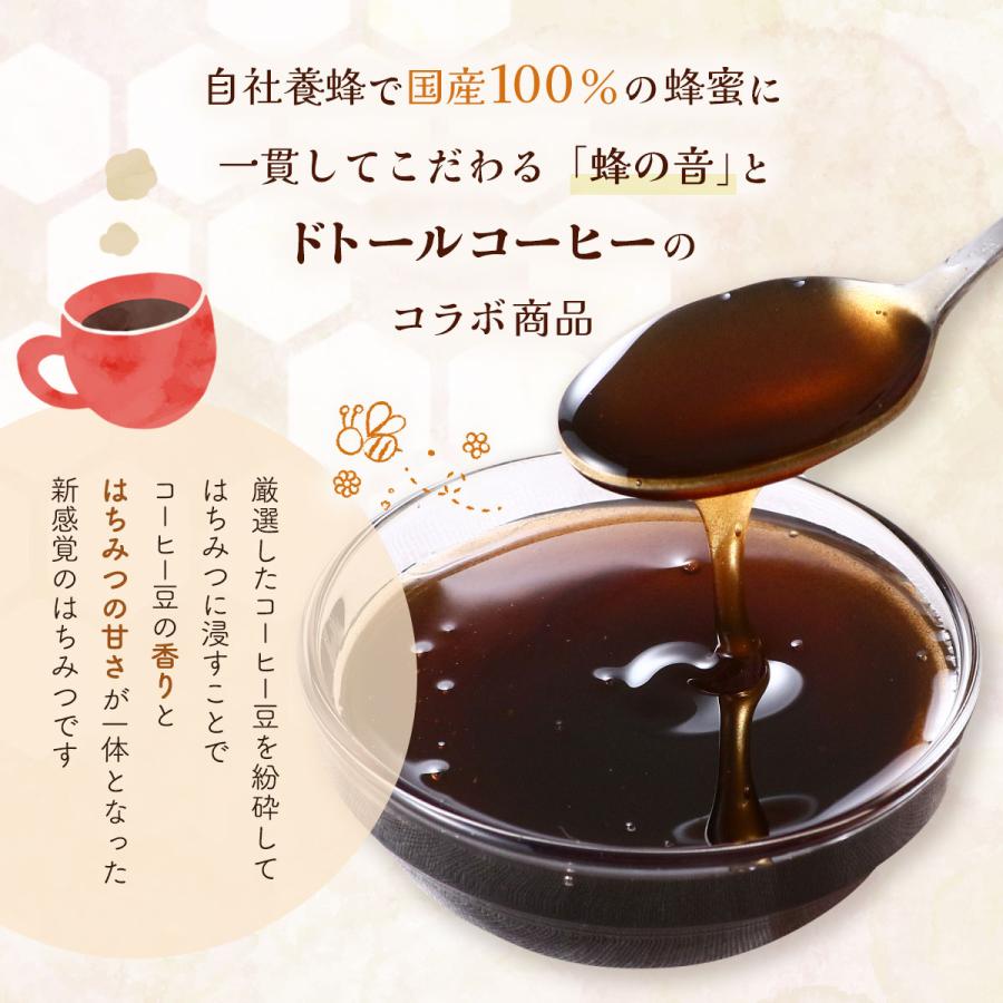 はちみつ [蜂の音] コーヒー豆を浸して作ったはちみつ 140g /蜂蜜