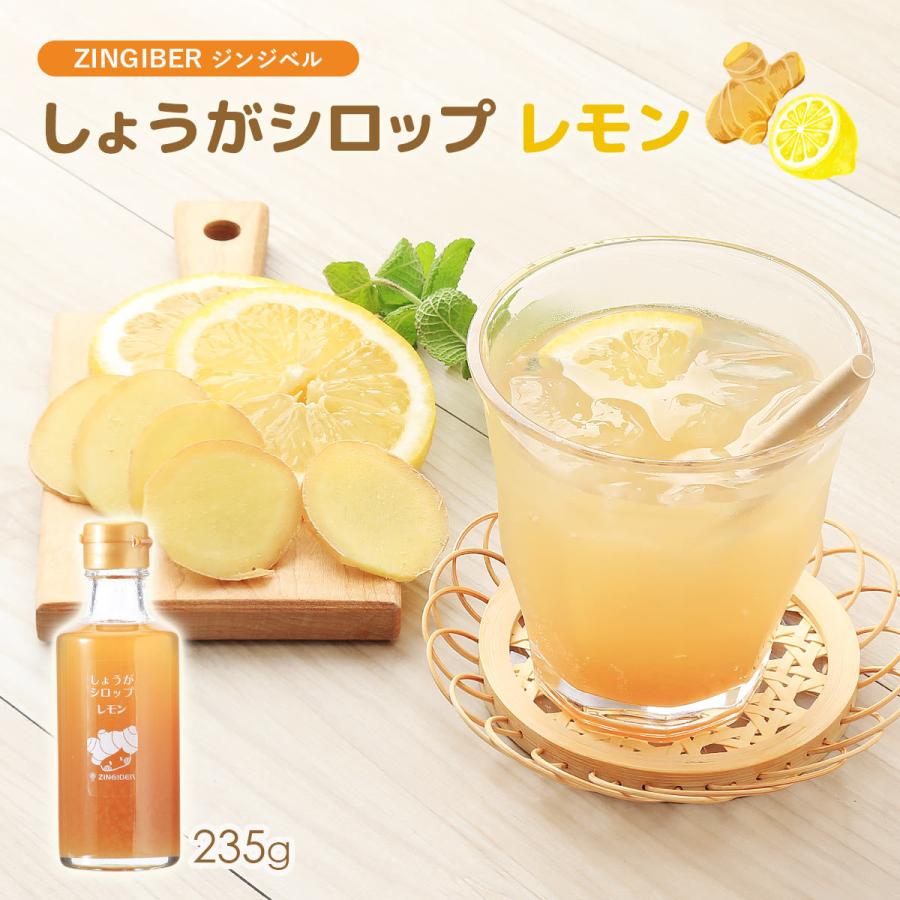 [ジンジベル] 調味料 しょうがシロップレモン 235g /ジンジャーエール/生姜/辛味/大人/炭酸割り/すっきり/ほっこり