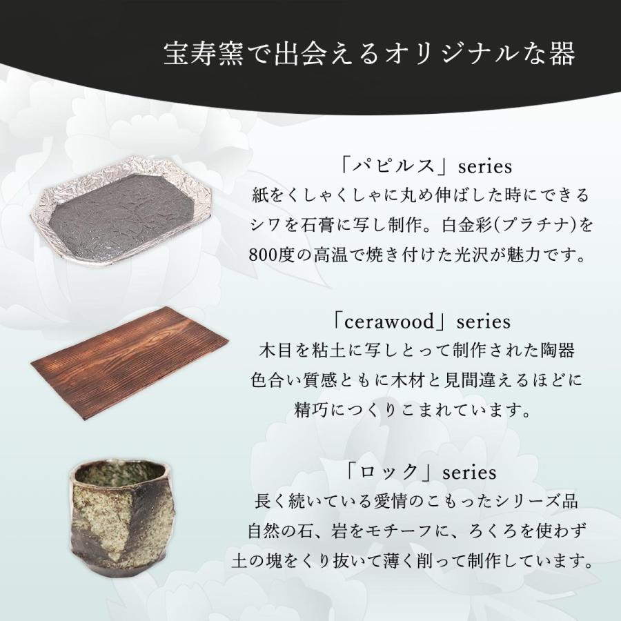 工芸品 [宝寿窯] 木に見える陶器のお皿 [cerawood (流木) 皿] /工芸品