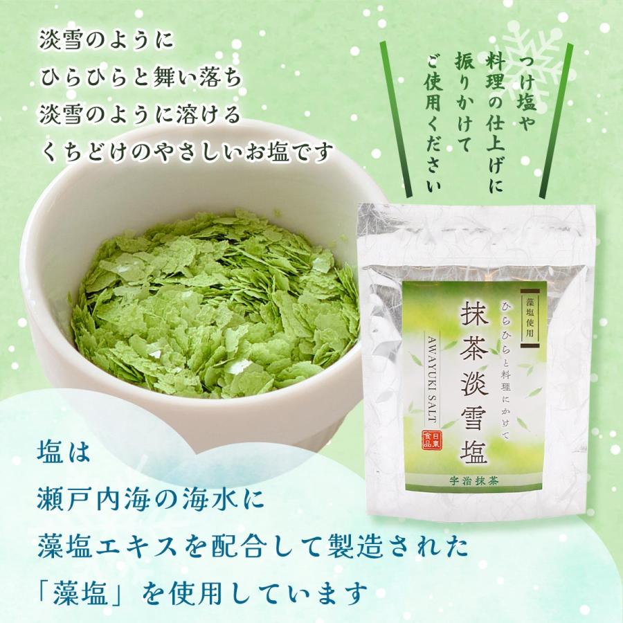 塩 日東食品工業 抹茶淡雪塩 15g /塩 しお 抹茶塩 宇治抹茶 調味料
