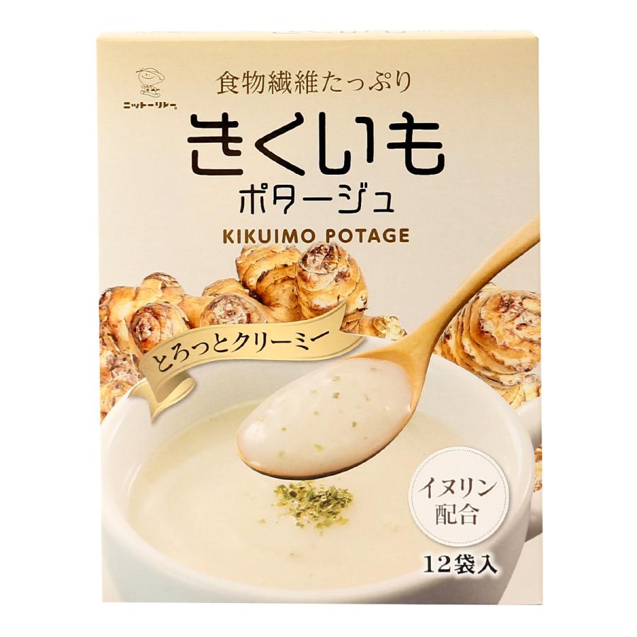 スープ 日東食品工業 きくいもポタージュ 12袋入 168g(12袋) /簡単