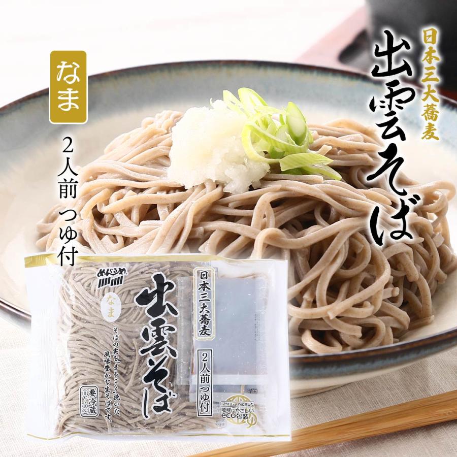 そば なかたか 出雲そば なま 2人前つゆ付 260g(めん 100g×2、つゆ 30g×2) /そば 蕎麦 島根県 出雲｜nipponmarche｜02