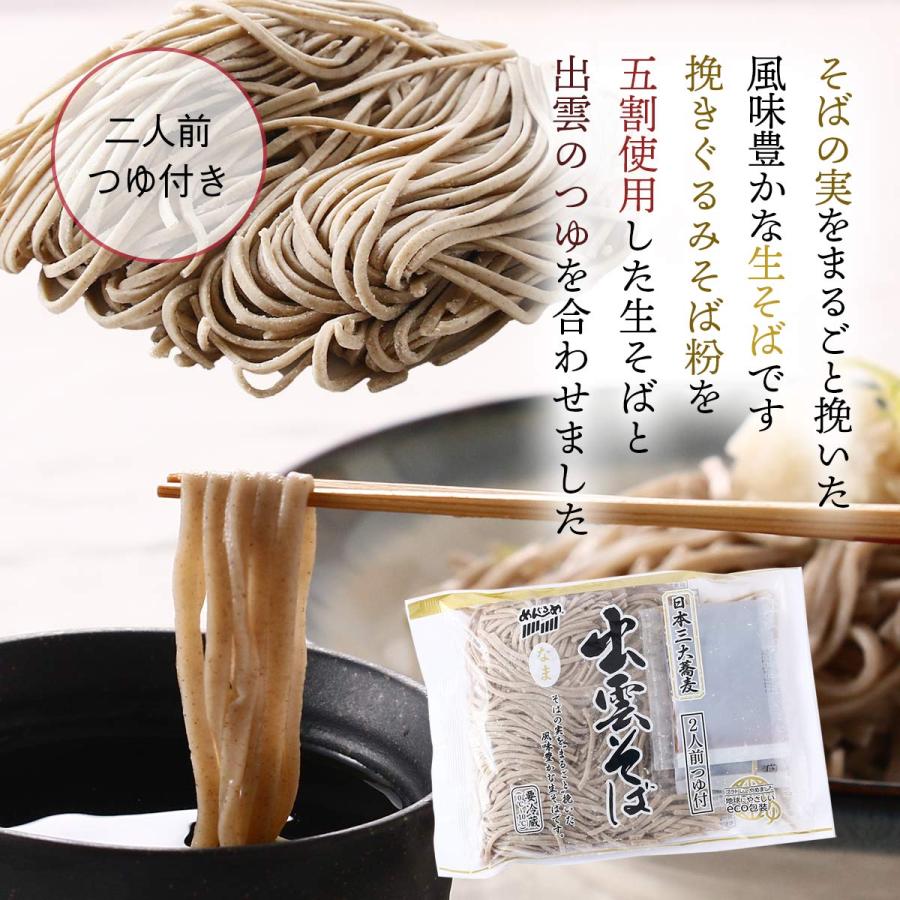 そば なかたか 出雲そば なま 2人前つゆ付 260g(めん 100g×2、つゆ 30g