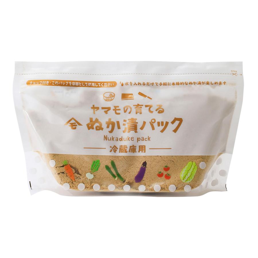 [宝食品] ぬか漬けの素 ヤマモの育てるぬか漬パック 700g /ぬか床 ぬかづけ つけもの 自家製漬物 浅漬け ごはんのお供 朝食 箸休め｜nipponmarche