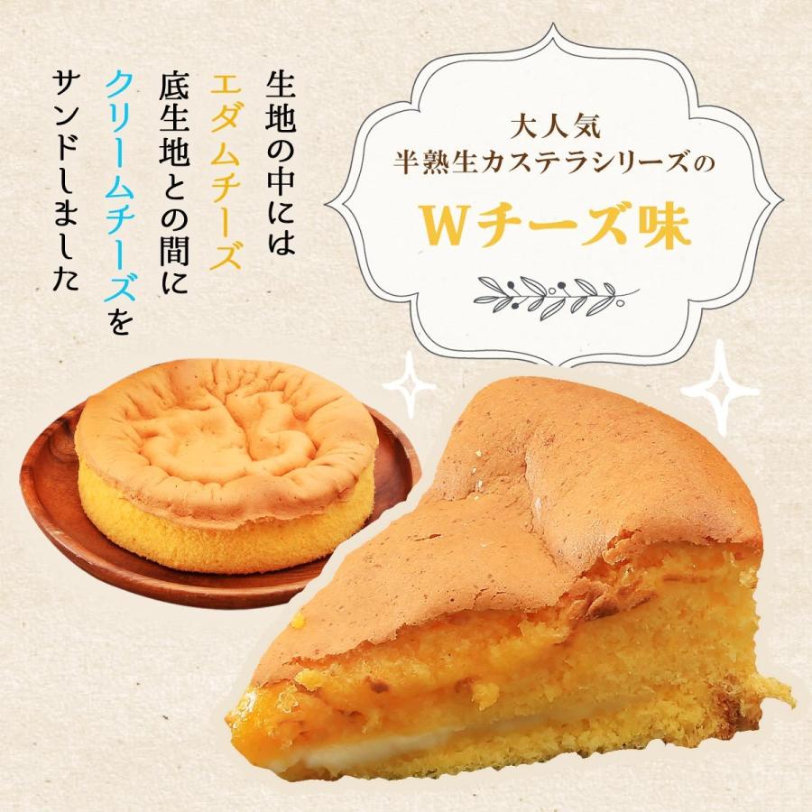 [菓秀苑 森長] 菓子 半熟生カステラ(wチーズ) 250g /フワとろ お土産 カステラ 生カステラ チーズ 新食感 wチーズ |  | 01