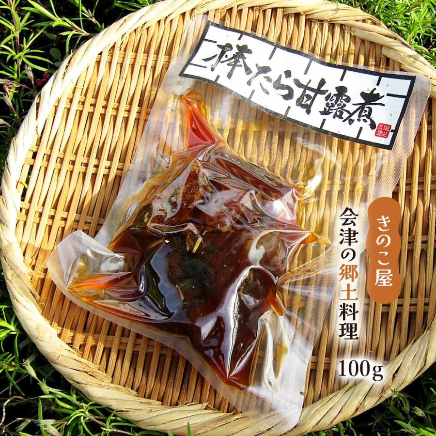 送料無料 煮魚 会津物産 棒たら 甘露煮 100g /会津物産 助宗鱈 福島県