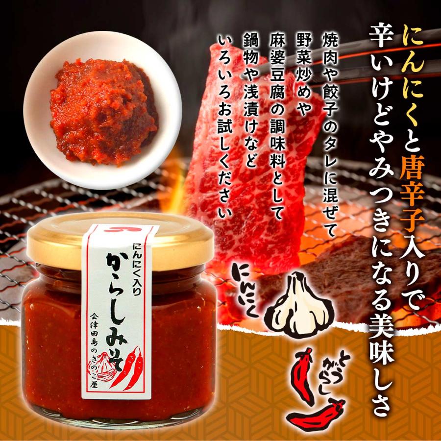 辛子味噌 [会津物産] からしみそ 70g /調味料 味噌 からし味噌 瓶入り