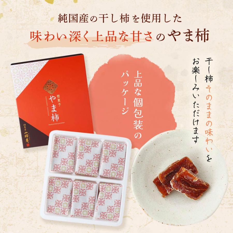 和菓子 送料無料 [國和産業] 山柿庵 やま柿 6個入 /柿 国産柿 純国産柿
