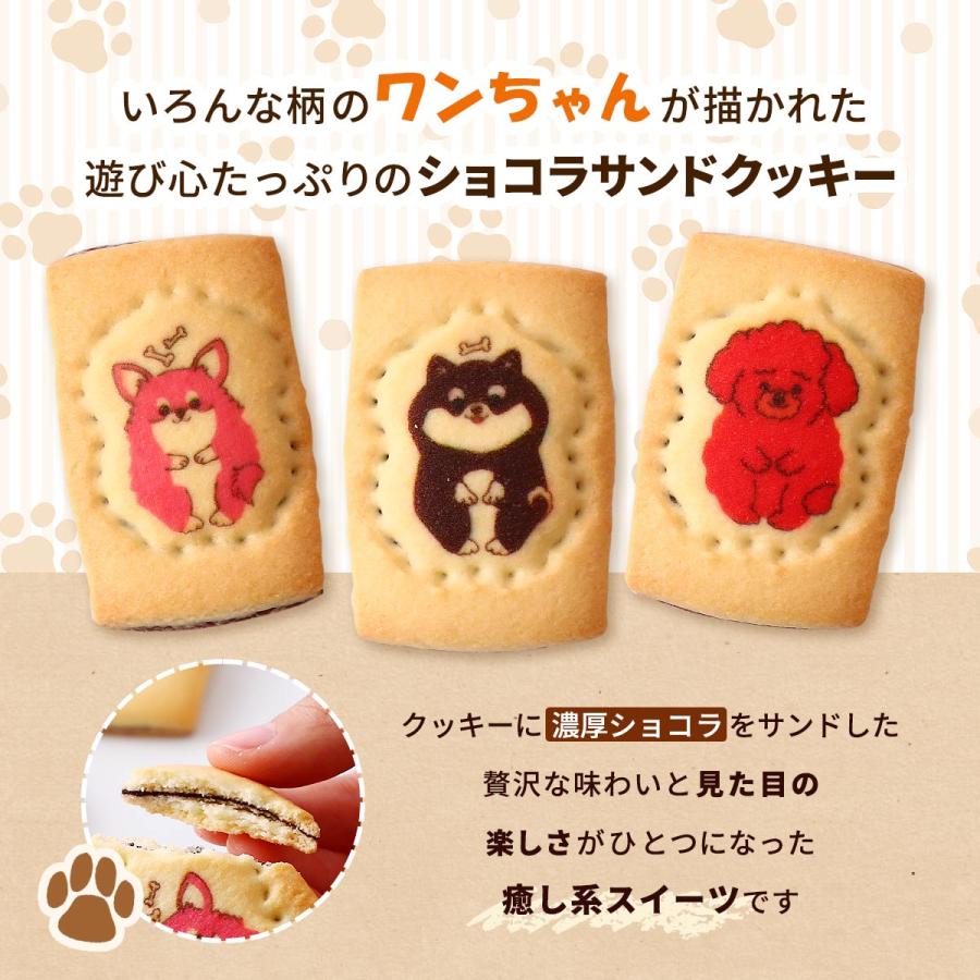 クッキー 大邦物産 今日もワンダフル ショコラサンドクッキー 8個 /犬