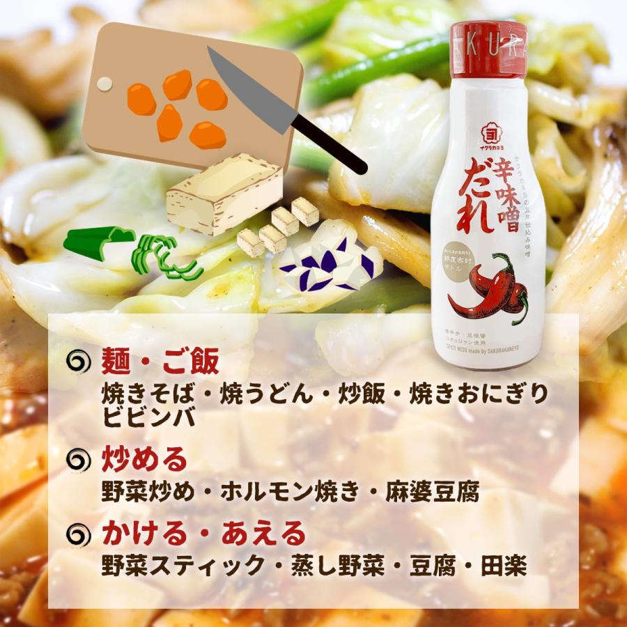辛みそ [吉村醸造] 辛味噌だれ 200g/サクラカネヨ 麦味噌 万能調味料