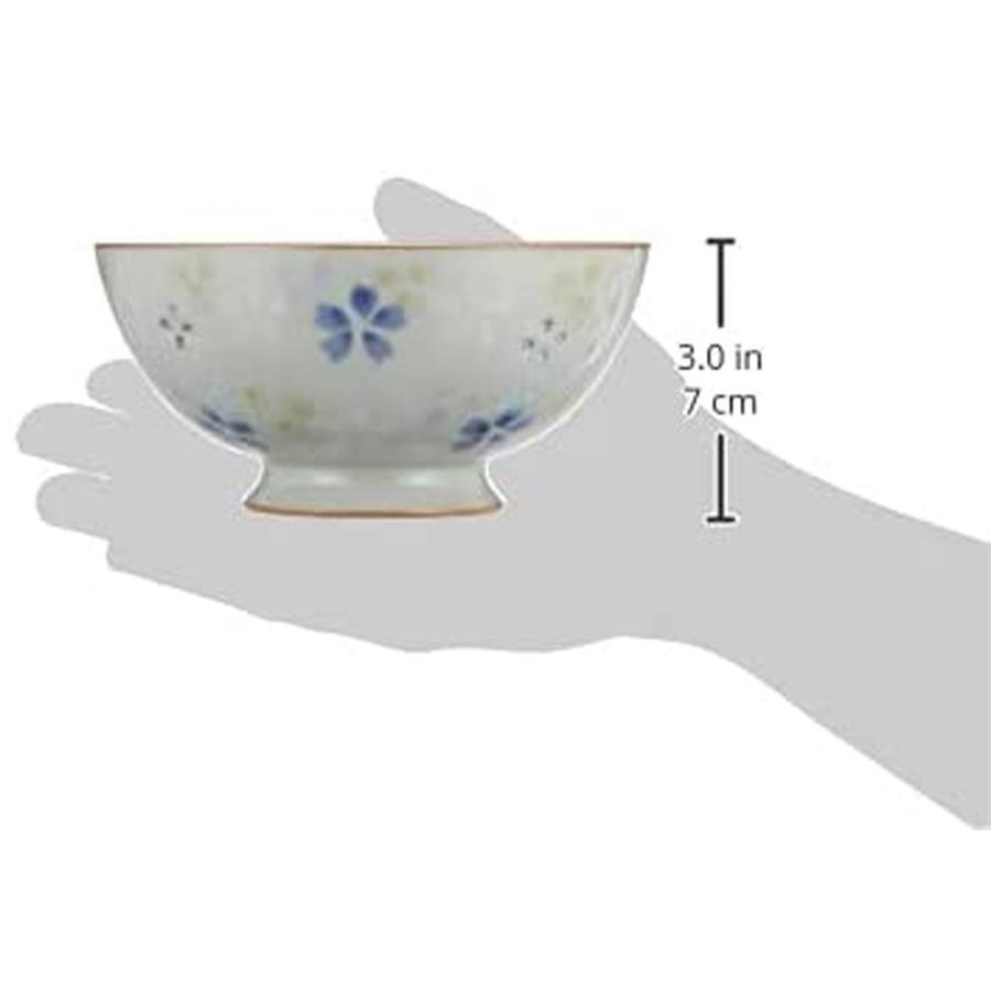 飯碗 [浜陶] 4.5飯碗 茶碗 ホタル花散し 約Φ14.5×7cm 39-19 1個 /日本