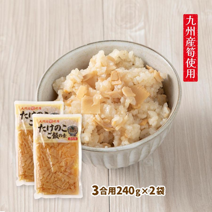 炊き込みご飯の素 送料無料 [堀永殖産] たけのこご飯の素 240g