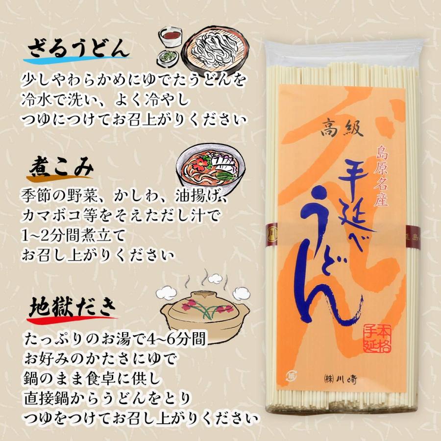 うどん 送料無料 [川崎] 手延べうどん 250g(50g×5束) /島原名産 手延べ