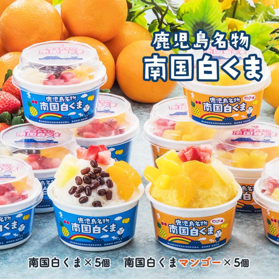 ギフト セイカ食品 南国白くまマンゴー10個詰合せ 鹿児島名物南国白