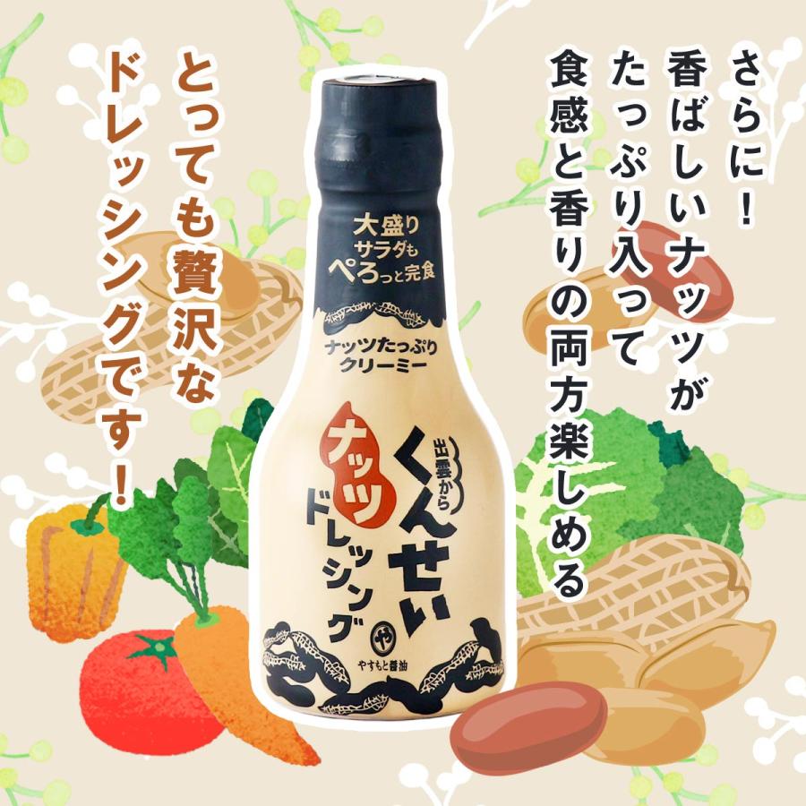秘密のケンミンSHOW極で紹介 ドレッシング くんせいナッツドレッシング 210ml　島根 醤油 松江 燻製 ドレッシング 調味料 ナッツ 旦那が喜ぶ 島根 やすもと産業 |  | 03