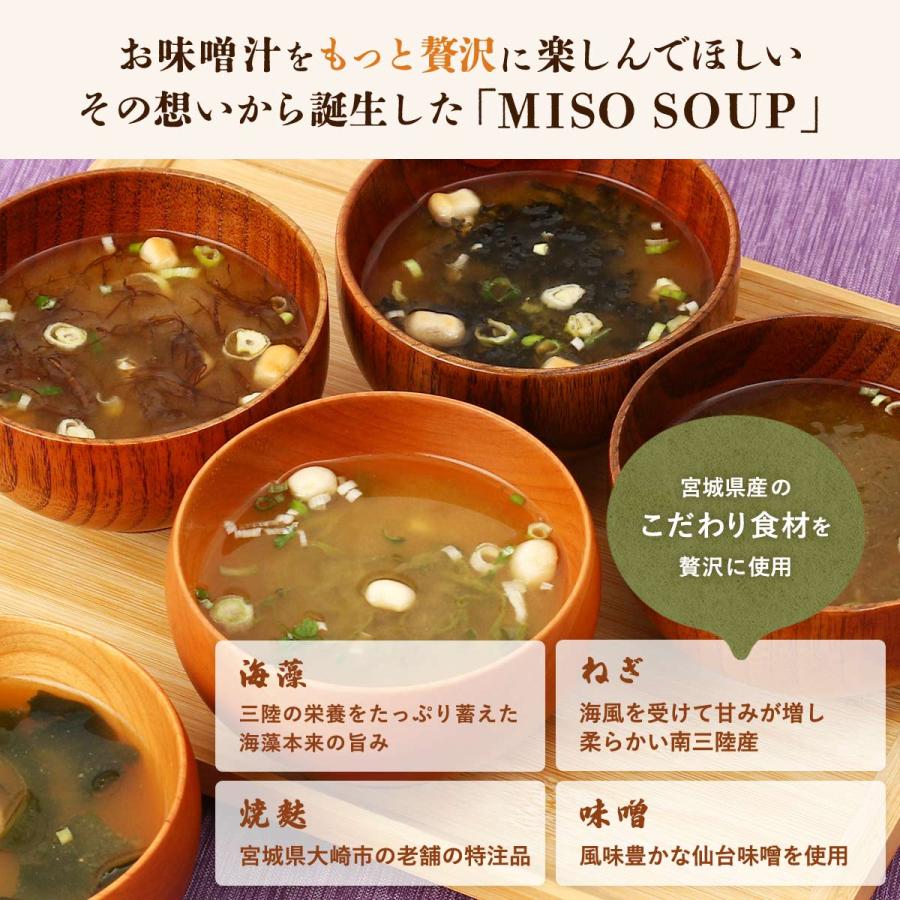 即席みそ汁 [ムラカミ] MISO SOUP 10食 (パッケージレス)(とろろ汁