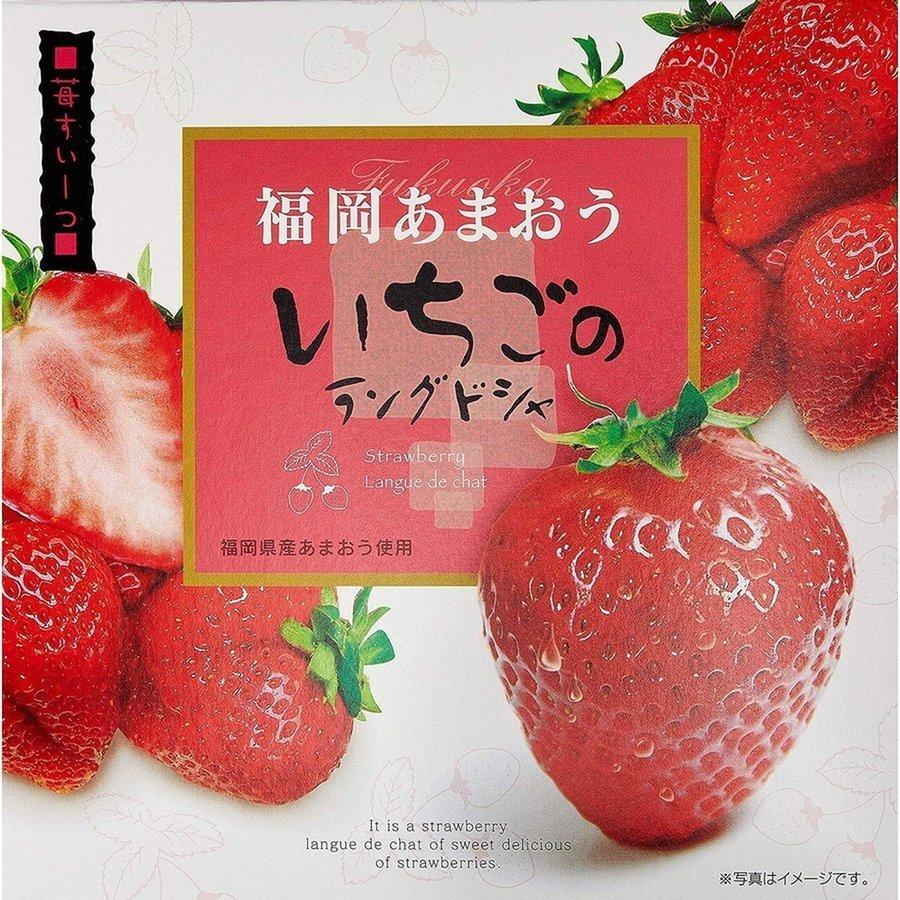 [大邦物産] 福岡あまおういちごのラングドシャ 10個  焼菓子 クッキー イチゴ 苺