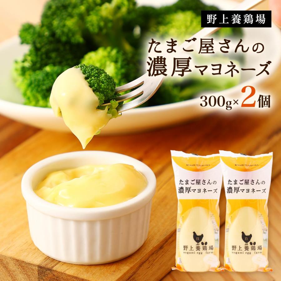 マヨネーズ 野上養鶏場 たまご屋さんの濃厚マヨネーズ 300g×2個セット