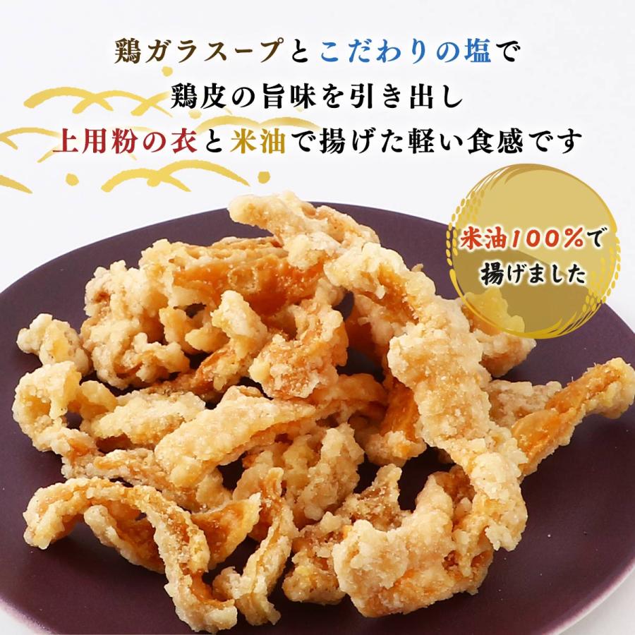 からあげ 大分からあげ プレミアム とりかわサクサク揚げ しお味 30g×3
