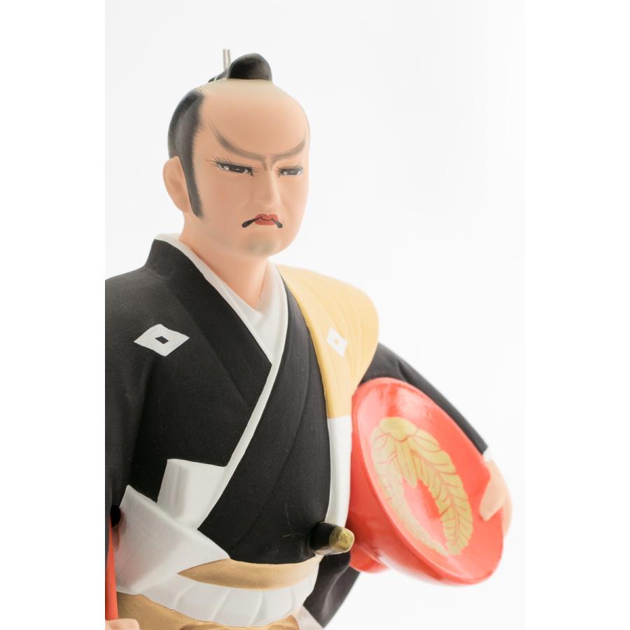博多人形いとう] 黒田武士 G 博匠作 組み立て式 ガラスケース セット