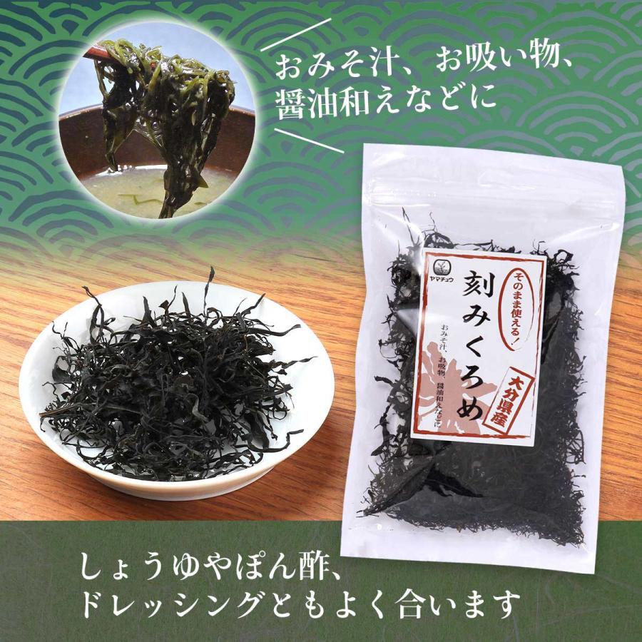 送料無料 [山忠] 乾物 大分県産 刻みくろめ 20g×2袋セット 乾燥ひじき
