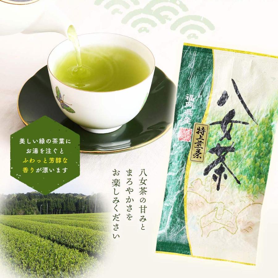 茶葉 石井製茶 茶農家の八女茶 特上煎茶 100g /八女茶 お茶 緑茶 高級