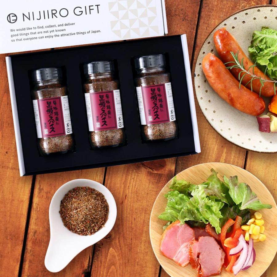 スパイス 3本セット [NIJIIRO GIFT] 黒瀬のスパイス ギフトセット 110g