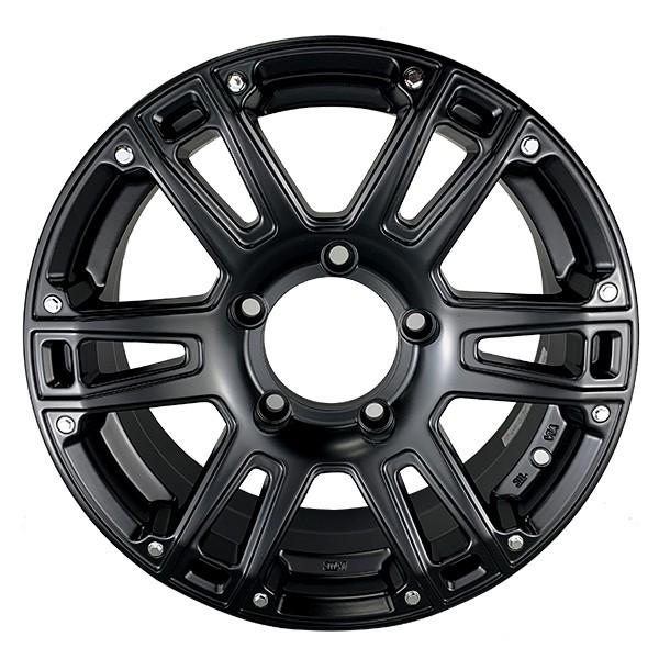 ホイール4本セット 16×5.5J +20 AT-W XX 16インチ サテンブラック PCD 