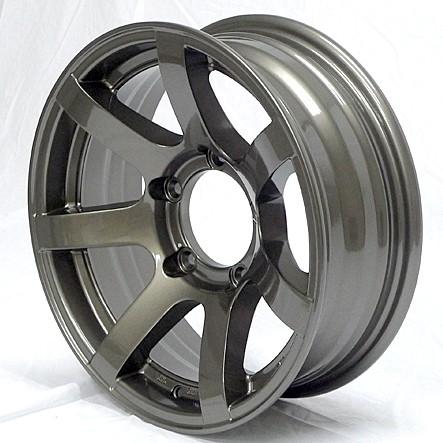 ホイール4本セット 16×5.5J -20 MUD-S7 16インチ ガンメタリック JIMMY 