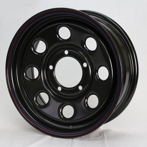 ホイール4本セット 16×6.0J +20 MUD-SDS8 「鉄八」16インチ ブラック 