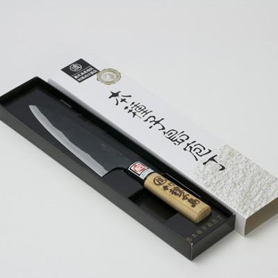 種子島　本種子包丁　伝統的工芸品　田畑刃物製作所　三徳包丁　万能包丁 包丁 伝統 万能包丁 種子島万能包丁（中）15cm 伝統工芸 池浪刃物