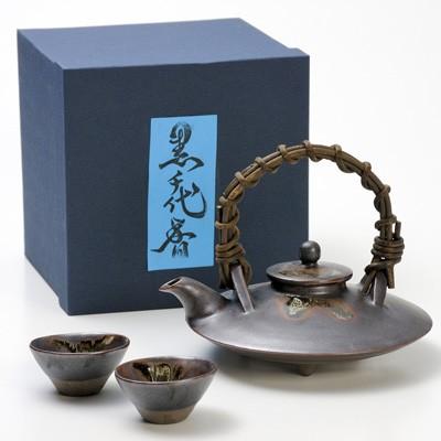 十四代　沈壽官窯　黒茶家　黒千代香　盃5個 Amazon.co.jp: 薩摩焼 黒千代香 十四代 沈壽官 黒茶家 焼酎 燗酒