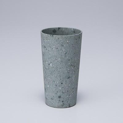 ロックグラス ビアカップ貴重な笏谷石で作った 福井の宝石と言われる