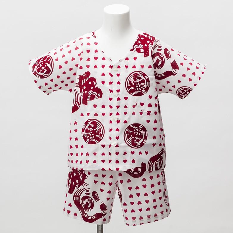 魚河岸シャツキッズ上下セット 魚の町・焼津で昔から親しまれている  