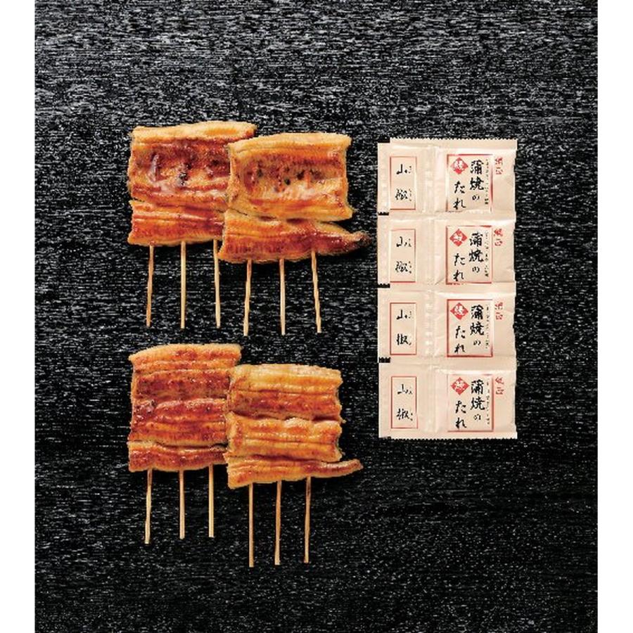 静岡県産うなぎ蒲焼　１００ｇ×４、たれ・山椒×４_2