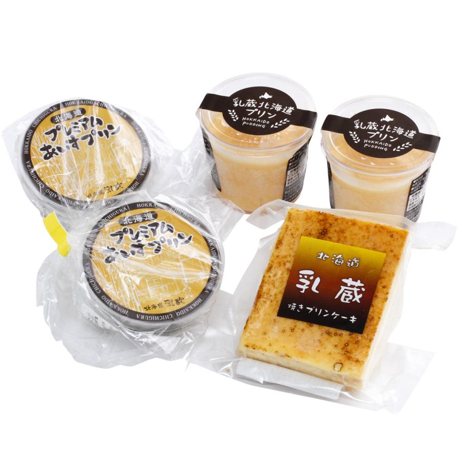 北海道よくばりプリンセット 乳蔵 スイーツ 焼きプリン アイス 洋菓子