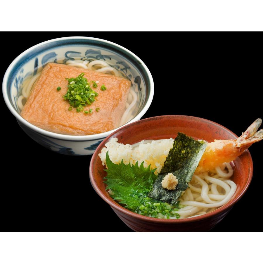 饂飩 冷凍 大きなえび天ぷらと特製きつねうどん セット 4人前 DX-4 うどん本陣山田家 讃岐うどん 香川県｜nipponselect｜04