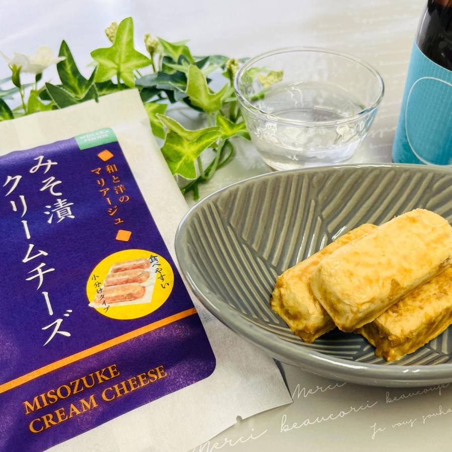 奈良 三原食品 みそ漬クリームチーズ 3個 おつまみ チーズ : 産直お