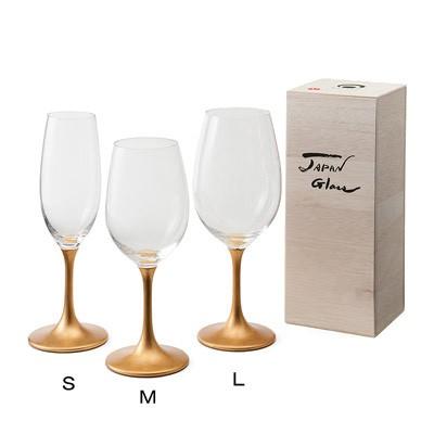 ワイングラス 和の趣あふれる小粋なグラス！ JAPAN Glass（とぎかすり漆／金箔）各SML 山久漆工（株） 送料無料 ポイント消化｜nipponselect｜02