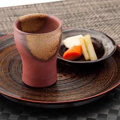 備前焼フリーカップ 胡麻 猪俣政昭 作家 ごま 陶器 和食器 ポイント