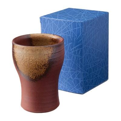 備前焼フリーカップ 胡麻 猪俣政昭 作家 ごま 陶器 和食器 ポイント