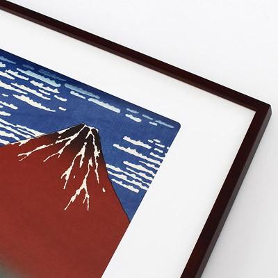 職人の手により手摺りしました　葛飾北斎　木版画「凱風快晴」額装品 送料無料 ポイント消化 | ブランド登録なし | 02