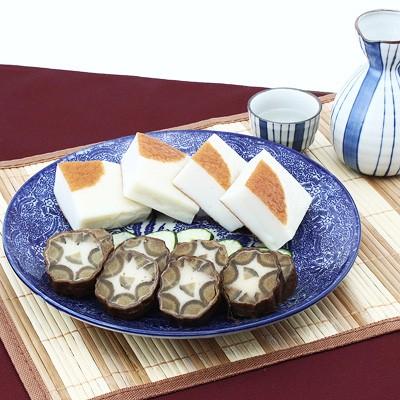 紀伊水道の新鮮な魚をご自宅に　紀州名産蒲鉾詰合せ箱入　「なんば焼３枚・ごぼう巻２本」 送料無料 ポイント消化