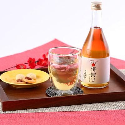 シロップ 梅搾り 3本 セット 490ml ノンアルコール 梅シロップ 梅