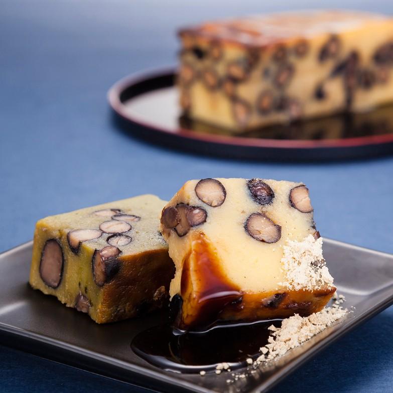 カステラ 黒豆生カステラ セット 金田屋 3本入竹籠 送料無料 ポイント