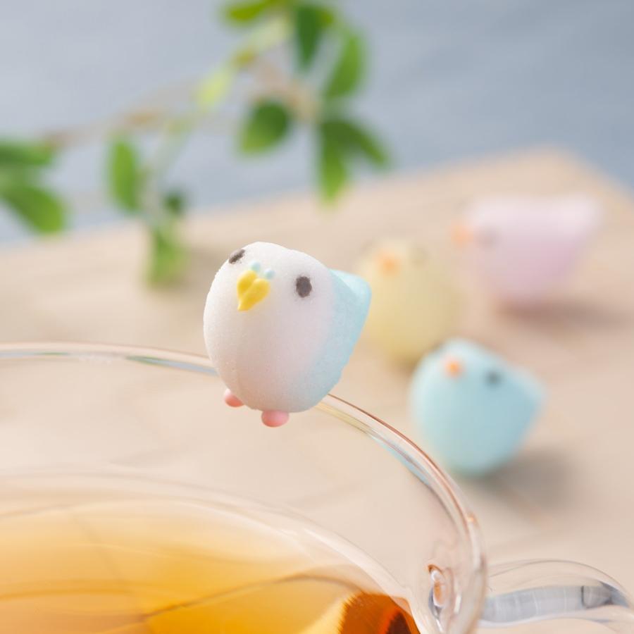 天然石とお菓子詰め合わせシュガーちゃん 小鳥シュガークラフト セット 砂糖菓子 ティーシュガー かわいい
