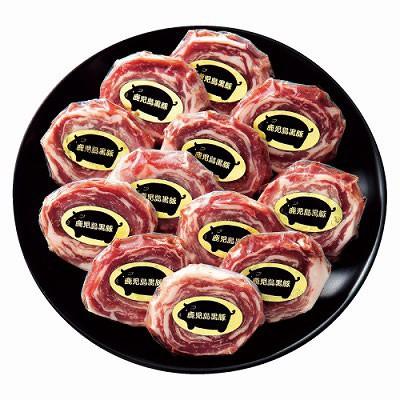鹿児島産 黒豚ジューシーハートステーキ 間食用 180g | ペット