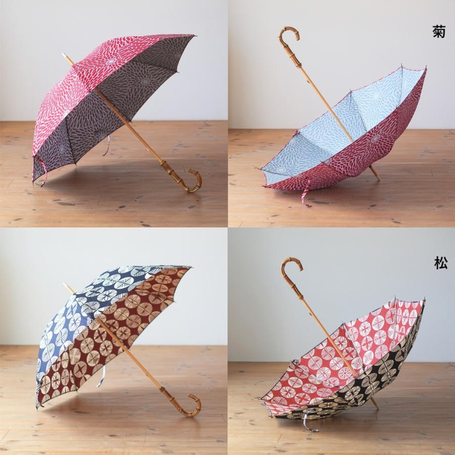 小宮商店 伊砂文様 晴雨兼用 長傘 日本製 和柄 傘 女性用 伝統 雨傘