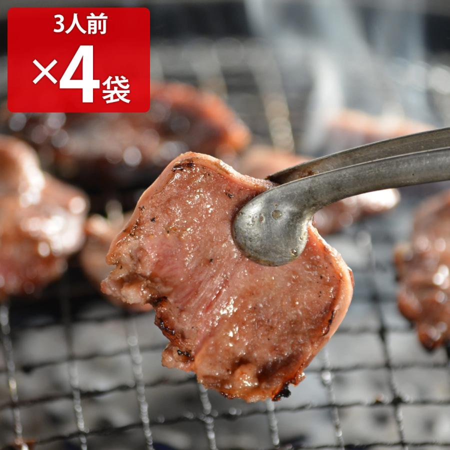 旨タン みそ味 3人前4袋セット 豚タン 豚肉 タン 精肉 タレ 味付き 焼肉 炒め物 おかず おつまみ : 産直お取り寄せNセレクト ...