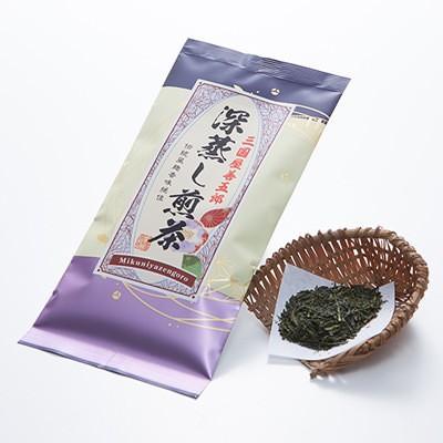 深蒸し煎茶　80g　3本セット　株式会社三国屋　福井県　世界の茶葉の専門店を代表する、まろやかな味わいの煎茶 送料無料 ポイント消化｜nipponselect